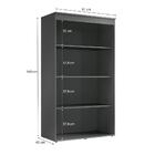 Armário Alto Kappesberg 2 Portas Office Platinum 91cm