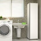 Armário Alto Master III 189,5x45x47cm Branco Crema Spaceo