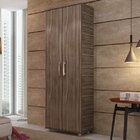 Armário Alto Multiuso 2 Portas 5 Prateleiras