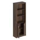 Armário Alto Para Escritório 171,5x60cm Com 2 Portas E 5 Prat