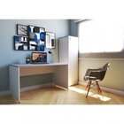 Armário Alto Para Escritório 1 Porta 3 Prateleiras