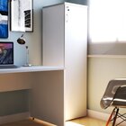 Armário Alto Para Escritório 1 Porta 3 Prateleiras