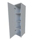 Armário Alto Para Escritório 1 Porta 3 Prateleiras