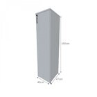 Armário Alto Para Escritório 1 Porta 3 Prateleiras