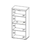 Armário Alto Para Escritório Com Chave 2 Portas Freijó/branco