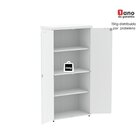 Armário Alto Para Escritório Com Portas Pivotantes Pe40 Branco