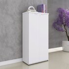 Armário Alto Para Escritório Com Portas Pivotantes Pe40 Branco