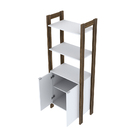 Armário Alto Para Escritório Home Office Az1009 Mdp Branco/no