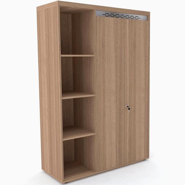 Armário Alto PE50 Pandin 104,60 cm (largura) em MDP Cor Noce