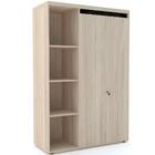 Armário Alto PE50 Pandin 104,60 cm (largura) MDP Cor Nogueira