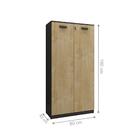 Armário Alto Zubat Natura Preto