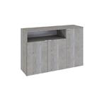 Armário Aparador C/03 Portas E Nicho 89,5x135x42cm