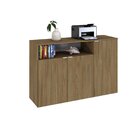 Armário Aparador Com 3 Portas E Nicho 89,5cm X 135cm X 42cm V