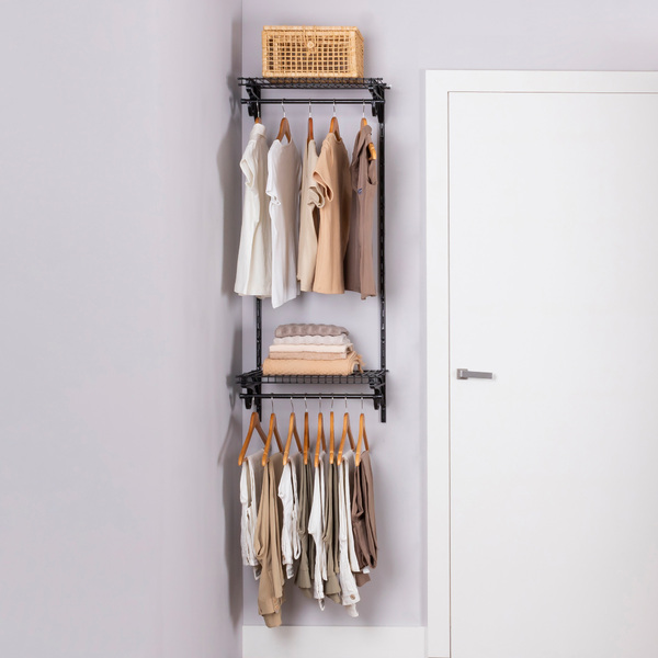 Armário Aramado Kit 6 - Cabideiro Para Closet Ou Quarto Peque