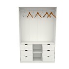 Armário Arara Gaveta Aurora 100% Mdf Closet Loja Expositor