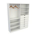 Armário Arara Gaveta Verônica 100% Mdf (quarto Sapato Roupa)