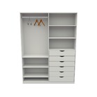 Armário Arara Gaveta Verônica M4 100% Mdf Roupeiro Closet