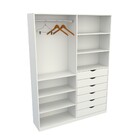 Armário Arara Gaveta Verônica M4 100% Mdf Roupeiro Closet