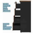 Armário Arquivo Office Com 4 Gavetas Pasta Web Office