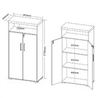 Armario Artany Tamburato Com Nicho