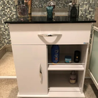 Armário Auxiliar Porta Esmaltes Com Prateleira Para Pedicure