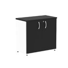 Armário Baixo 02 Portas Pivotante Ab700p25 Branco/preto