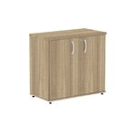 Armário Baixo 02 Portas Pivotante Ab700p25 Noce Naturalle