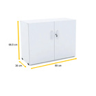 Armario Baixo 2 Portas Pandin Maxxi - Branco