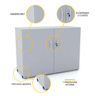 Armário Baixo 2 Portas Pandin Maxxi - Cinza