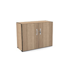 Armario Baixo 2 Portas Pandin Maxxi - Naturalle/preto