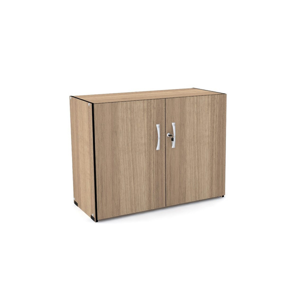 Armario Baixo 2 Portas Pandin Maxxi - Naturalle/preto