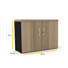 Armário Baixo 2 Portas Pandin Pe40 - Naturalle