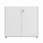 Armário Baixo 80cm Com 2 Portas E Tampo Embutido Para Escritó