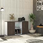 Armário Baixo C/02 Portas E Nicho 75x135x42cm