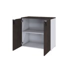 Armário Baixo Com 2 Portas 75cm X 80cm X 42cm Branco/terracota