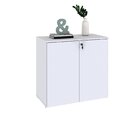 Armário Baixo Com 2 Portas 75x80x42cm Branco Chess