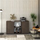 Armário Baixo Com 2 Portas E Nicho 75cm X 135cm X 42cm Terrac