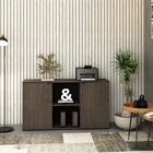 Armário Baixo Com 2 Portas E Nicho 75cm X 135cm X 42cm Terrac