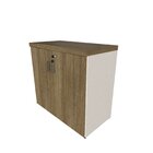 Armário Baixo Com 2 Portas Para Escritório / Home Office Bran