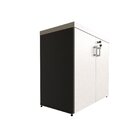 Armário Baixo Com 2 Portas Para Escritório / Home Office Pret