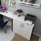 Armário Baixo Com 2 Portas Para Escritório / Home Office Pret