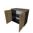 Armário Baixo Com 2 Portas Para Escritório / Home Office Pret