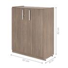 Armario Baixo Com 2 Portas Versare Affara