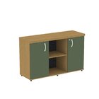 Armário Baixo Com Nicho 2 Portas Pivotante Credenza Samba/sal