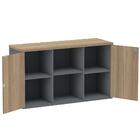 Armário Baixo Credenza Pe25 Pandin 121,50 Cm (largura) Em Mdp