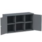 Armário Baixo Credenza Pe25 Pandin 121,50 Cm (largura) Em Mdp