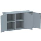 Armário Baixo Credenza Pe25 Pandin 121,50 Cm (largura) Em Mdp