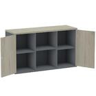 Armário Baixo Credenza Pe25 Pandin 121,50 Cm (largura) Mdp Co