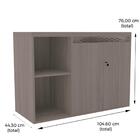 Armário Baixo Credenza Pe50 Pandin 104,60 Cm (largura) Em Mdp