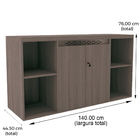 Armário Baixo Credenza PE50 Pandin 140 cm (largura) em MDP Co